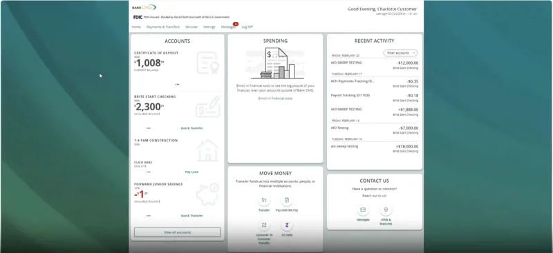Account Details & History