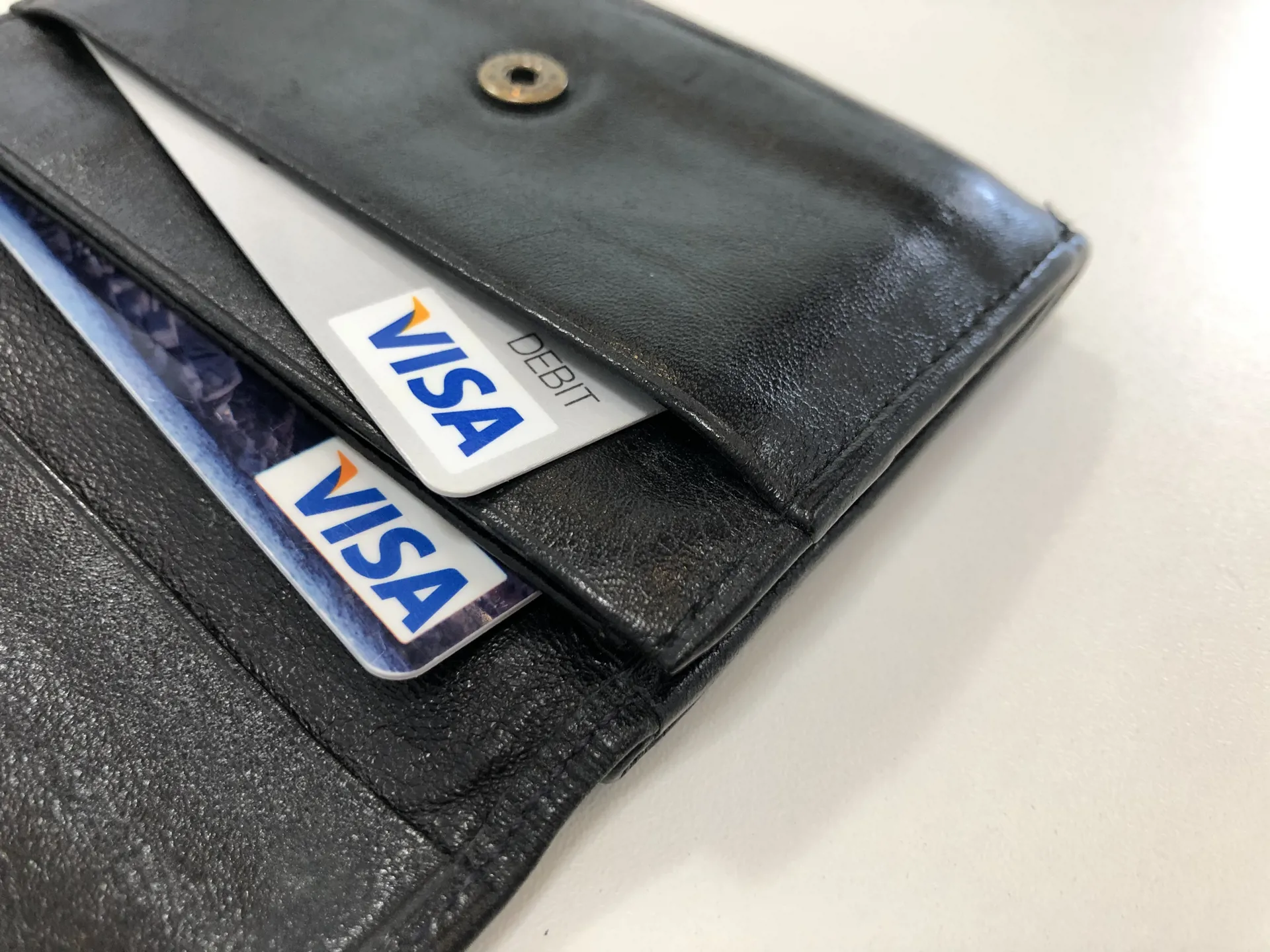 VISA® Debit Cards in a wallet