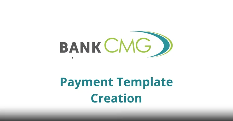 Payment Template Creation