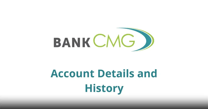 Account Details & History
